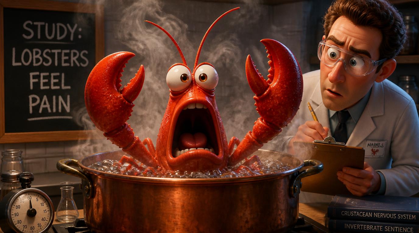 New research shows that lobsters do feel pain, and scientists are calling for a ban on boiling them alive.