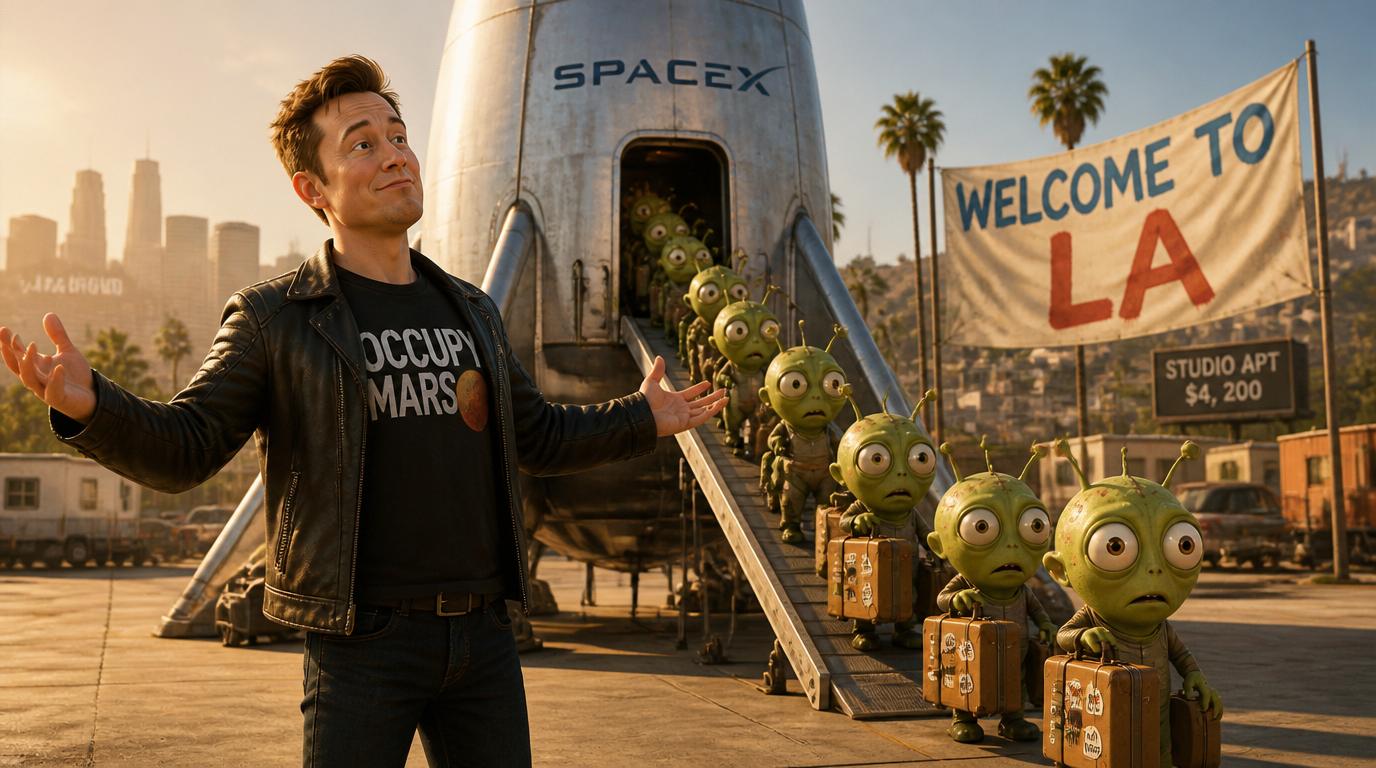 SpaceX's board has approved giving Elon Musk hundreds of millions of shares if he puts 1 million people on Mars