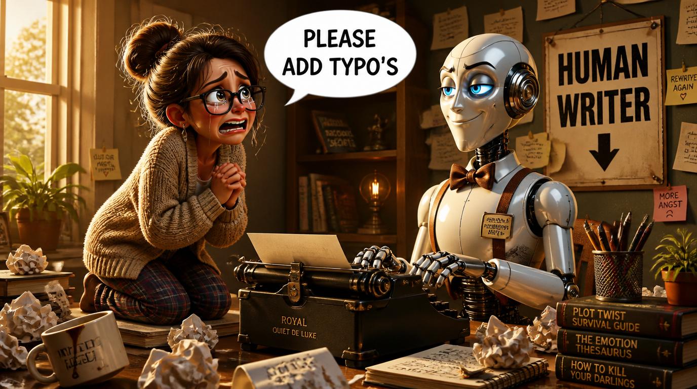 Some writers are now leaving typos in their work on purpose to prove that a real human wrote it and not an AI.