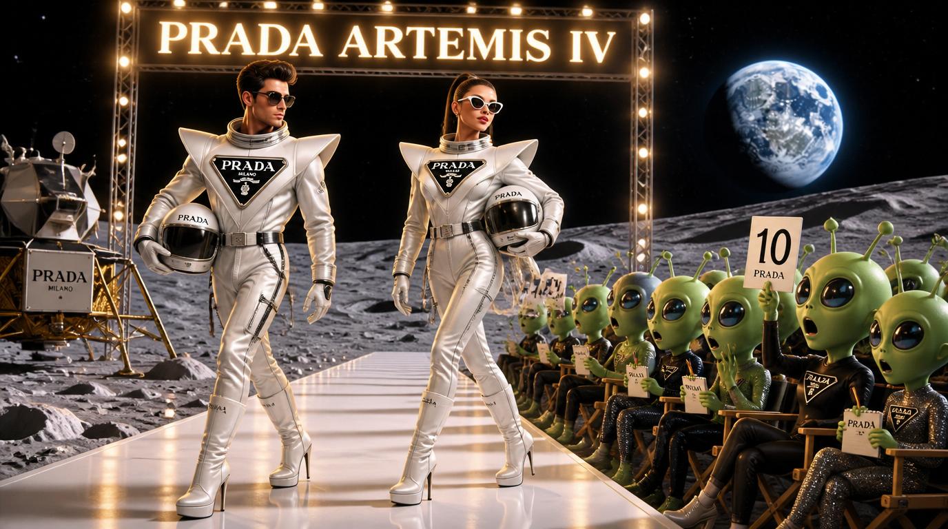 NASA astronauts may soon be wearing Prada after the luxury brand unveiled new gear for the Artemis IV mission.