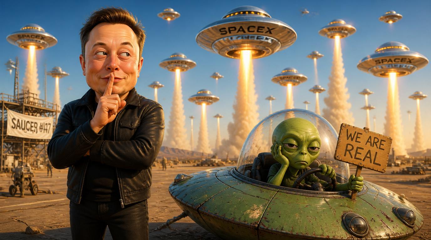 SpaceX Launches a Secretive New Spacecraft Shaped Like a Flying Saucer
