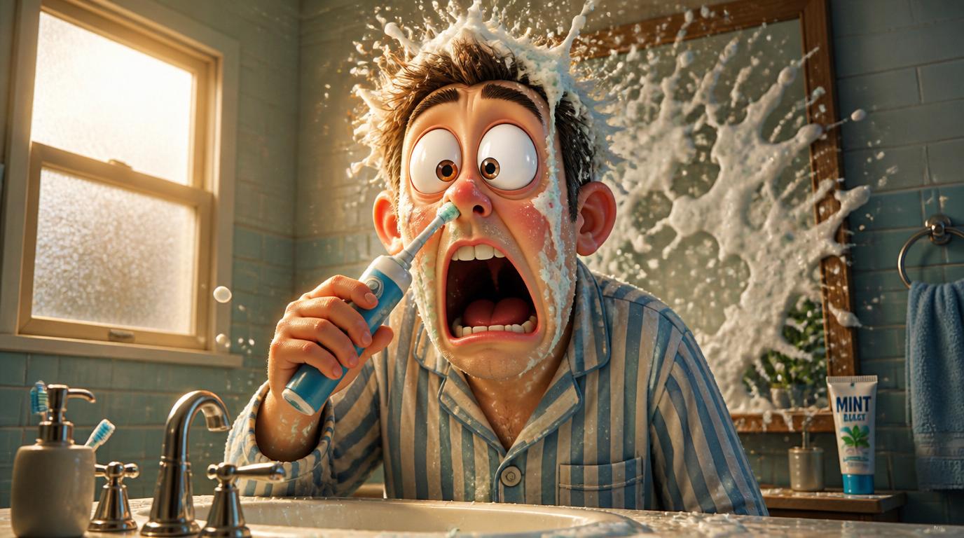 Scientists say brushing your teeth with your non-dominant hand gives your brain a small workout that may help protect against cognitive decline.
