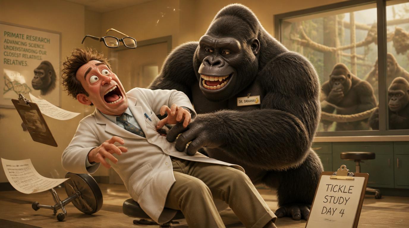 Scientists Tickled Apes and Found Their Laughter Shares a Rhythm With Humans