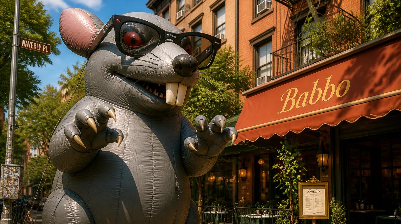 A Manhattan judge has ordered the Greenwich Village restaurant Babbo to hand over security footage that could identify who stabbed a union's inflatable Scabby the Rat mascot last year.