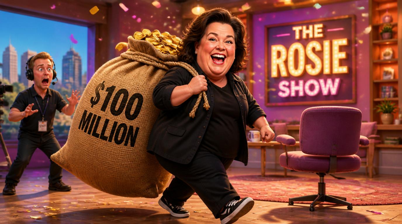 Rosie O'Donnell says she quit her talk show in 2002 after learning she had $100 million in the bank