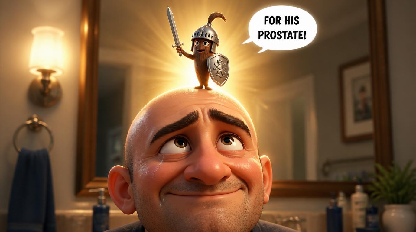 New research suggests that men who go bald before age 30 may have up to a 45% lower risk of developing prostate cancer