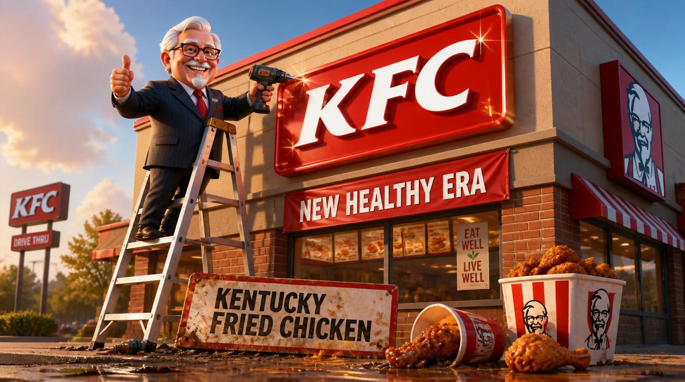 KFC officially dropped the name Kentucky Fried Chicken back in 1991, mostly to distance the brand from the unhealthy image of fried food.