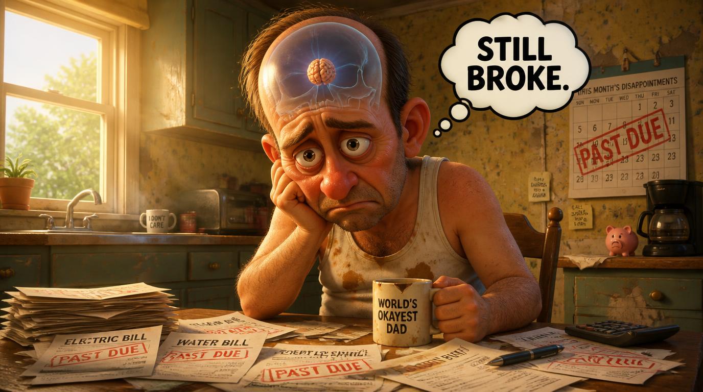 A new study of nearly 2,800 people found that persistent financial hardship is linked to faster brain aging and worse cognitive performance later in life